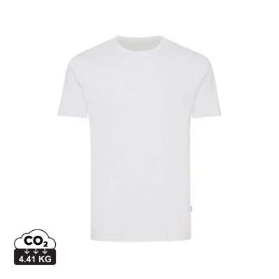 IQONIQ BRYCE RECYCLED COTTON TEE SHIRT in Recycled White