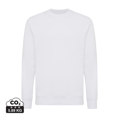 IQONIQ ETOSHA LIGHTWEIGHT RECYCLED COTTON CREW NECK in Recycled White