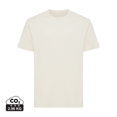 IQONIQ KAKADU RELAXED RECYCLED COTTON TEE SHIRT in Natural Raw