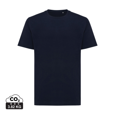 IQONIQ KAKADU RELAXED RECYCLED COTTON TEE SHIRT in Navy