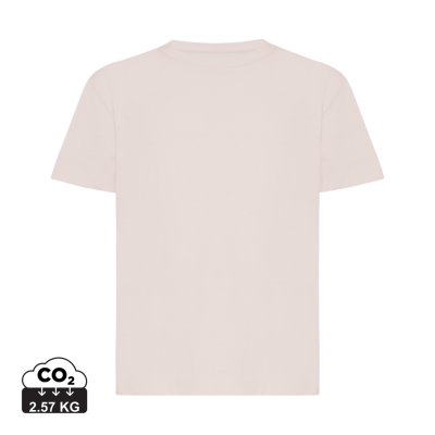 IQONIQ KOLI CHILDRENS LIGHTWEIGHT RECYCLED COTTON TEE SHIRT in Cloud Pink