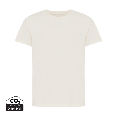 IQONIQ KOLI CHILDRENS LIGHTWEIGHT RECYCLED COTTON TEE SHIRT in Natural Raw