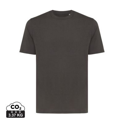 IQONIQ SIERRA LIGHTWEIGHT RECYCLED COTTON TEE SHIRT in Anthracite Grey