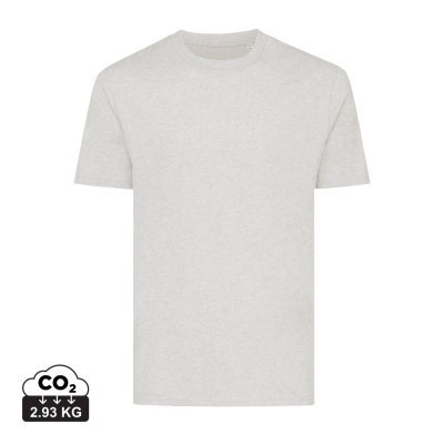 IQONIQ SIERRA LIGHTWEIGHT RECYCLED COTTON TEE SHIRT in Light Heather Grey