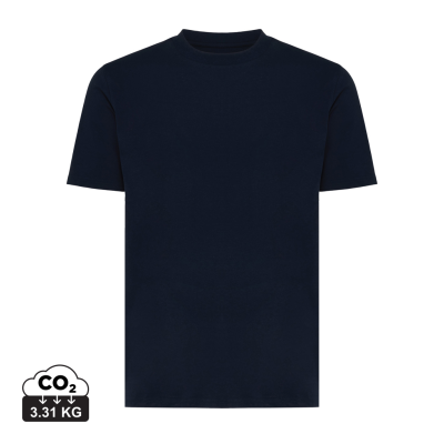 IQONIQ SIERRA LIGHTWEIGHT RECYCLED COTTON TEE SHIRT in Navy