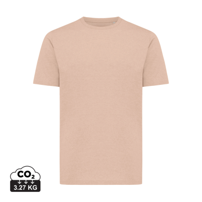 IQONIQ SIERRA LIGHTWEIGHT RECYCLED COTTON TEE SHIRT in Peach Nectar