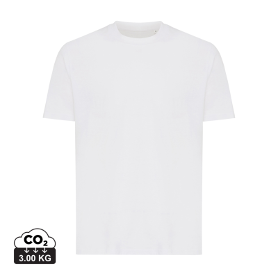 IQONIQ SIERRA LIGHTWEIGHT RECYCLED COTTON TEE SHIRT in Recycled White