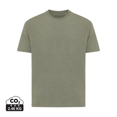 IQONIQ TEIDE RECYCLED COTTON TEE SHIRT in Heather Green