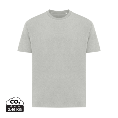 IQONIQ TEIDE RECYCLED COTTON TEE SHIRT in Heather Grey