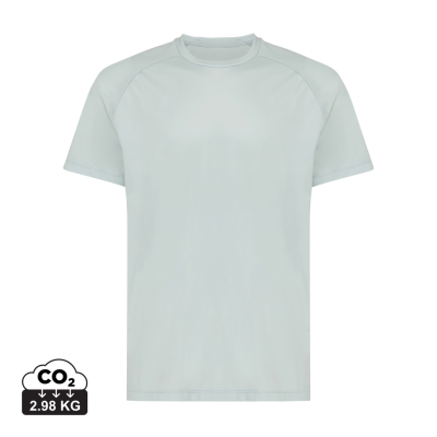 IQONIQ TIKAL RECYCLED POLYESTER QUICK DRY SPORTS TEE SHIRT in Iceberg Green