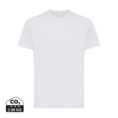 IQONIQ TIKAL RECYCLED POLYESTER QUICK DRY SPORTS TEE SHIRT in Light Grey