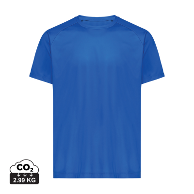 IQONIQ TIKAL RECYCLED POLYESTER QUICK DRY SPORTS TEE SHIRT in Royal Blue