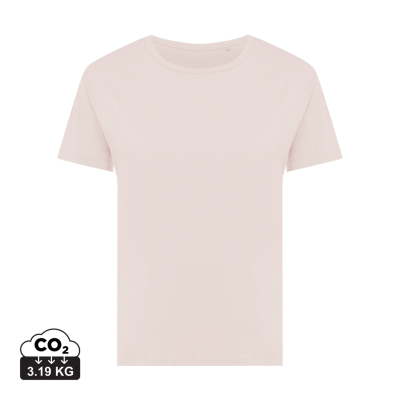 IQONIQ YALA LADIES LIGHTWEIGHT RECYCLED COTTON TEE SHIRT in Cloud Pink