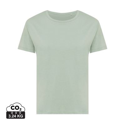 IQONIQ YALA LADIES LIGHTWEIGHT RECYCLED COTTON TEE SHIRT in Iceberg Green