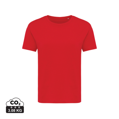 IQONIQ YALA LADIES LIGHTWEIGHT RECYCLED COTTON TEE SHIRT in Red