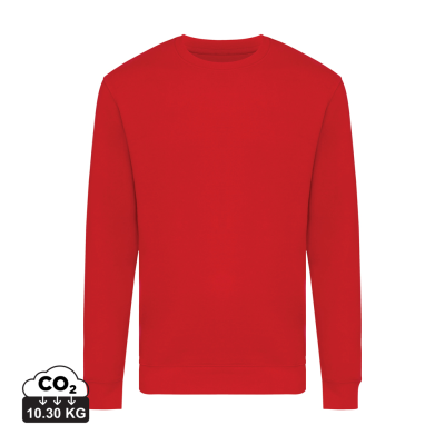 IQONIQ ZION RECYCLED COTTON CREW NECK in Red