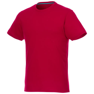 JADE SHORT SLEEVE MENS GRS RECYCLED TEE SHIRT in Red