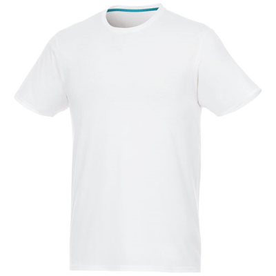 JADE SHORT SLEEVE MENS GRS RECYCLED TEE SHIRT in White