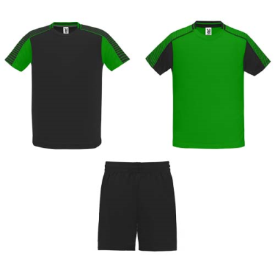 JUVE CHILDRENS SPORTS SET in Fern Green & Solid Black