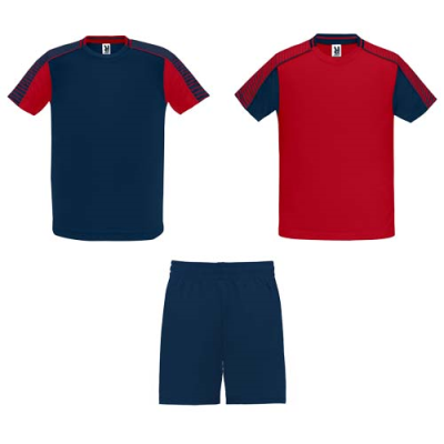 JUVE CHILDRENS SPORTS SET in Red & Navy Blue