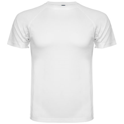 MONTECARLO SHORT SLEEVE CHILDRENS SPORTS TEE SHIRT in White