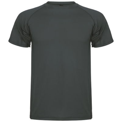 MONTECARLO SHORT SLEEVE MENS SPORTS TEE SHIRT in Dark Lead