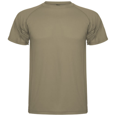 MONTECARLO SHORT SLEEVE MENS SPORTS TEE SHIRT in Dark Sand