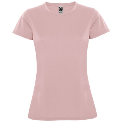 MONTECARLO SHORT SLEEVE WOMENS SPORTS TEE SHIRT in Light Pink