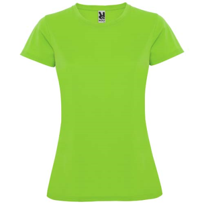 MONTECARLO SHORT SLEEVE WOMENS SPORTS TEE SHIRT in Lime