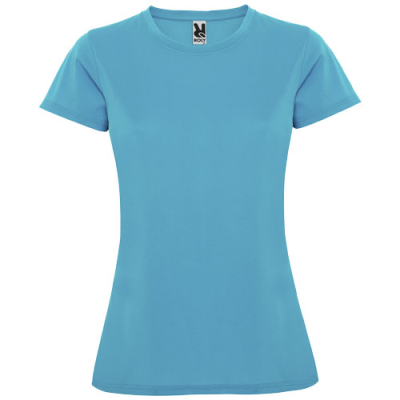 MONTECARLO SHORT SLEEVE WOMENS SPORTS TEE SHIRT in Turquois