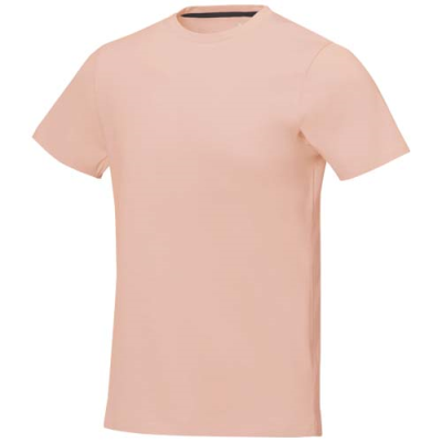 NANAIMO SHORT SLEEVE MENS TEE SHIRT in Pale Blush Pink