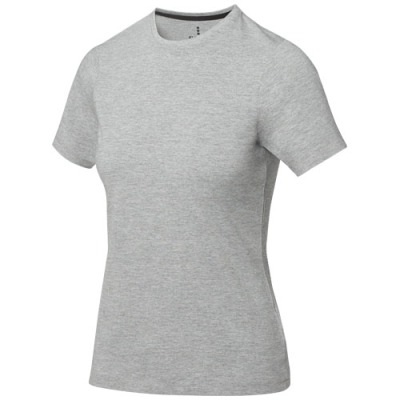 NANAIMO SHORT SLEEVE WOMENS TEE SHIRT in Grey Melange