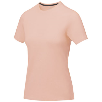 NANAIMO SHORT SLEEVE WOMENS TEE SHIRT in Pale Blush Pink