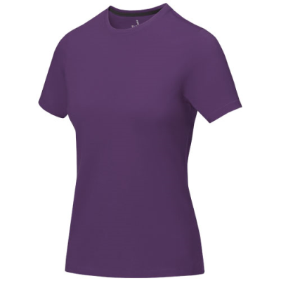 NANAIMO SHORT SLEEVE WOMENS TEE SHIRT in Plum