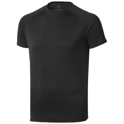 NIAGARA SHORT SLEEVE MENS COOL FIT TEE SHIRT in Solid Black