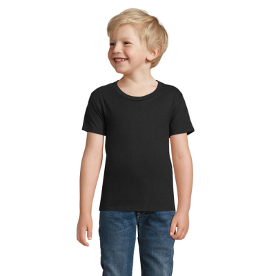 PIONEER CHILDRENS T-SHIRTORGANIC in Black