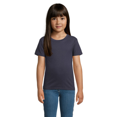 PIONEER CHILDRENS T-SHIRTORGANIC in Blue