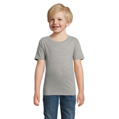 PIONEER CHILDRENS T-SHIRTORGANIC in Grey