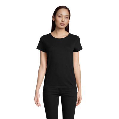 PIONEER LADIES TEE SHIRT 175G in Black