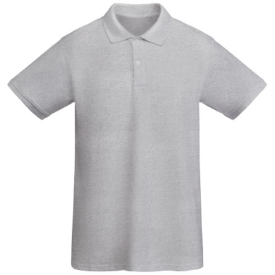 PRINCE SHORT SLEEVE MENS POLO in Marl Grey