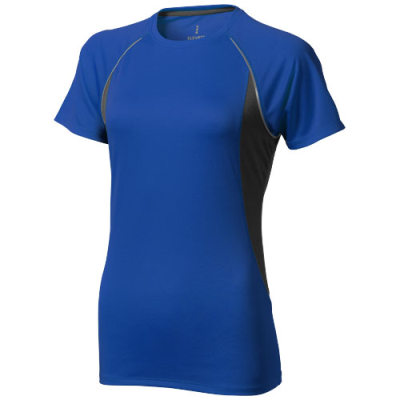 QUEBEC SHORT SLEEVE WOMENS COOL FIT TEE SHIRT in Blue