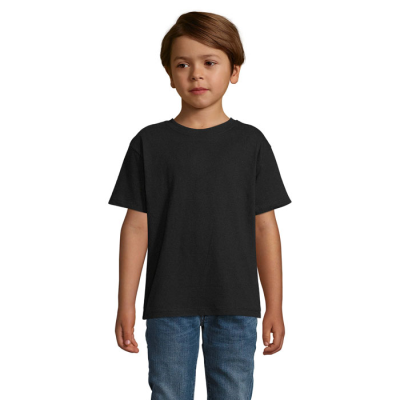 REGENT CHILDRENS TEE SHIRT 150G in Black