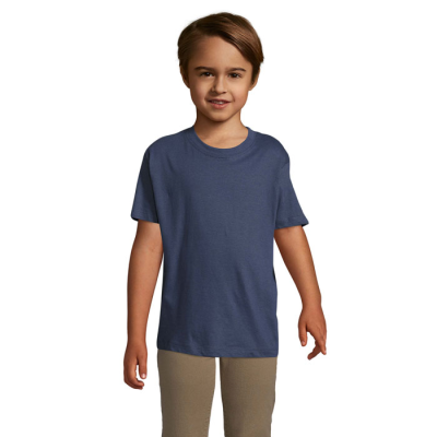 REGENT CHILDRENS TEE SHIRT 150G in Blue