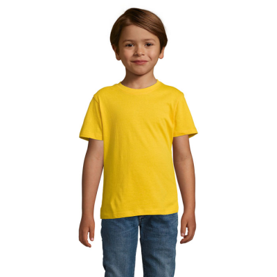 REGENT CHILDRENS TEE SHIRT 150G in Gold