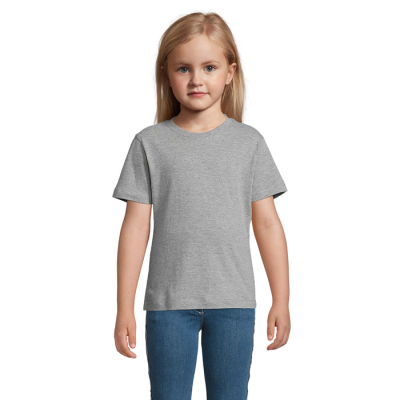 REGENT CHILDRENS TEE SHIRT 150G in Grey