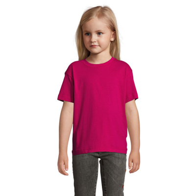 REGENT CHILDRENS TEE SHIRT 150G in Pink