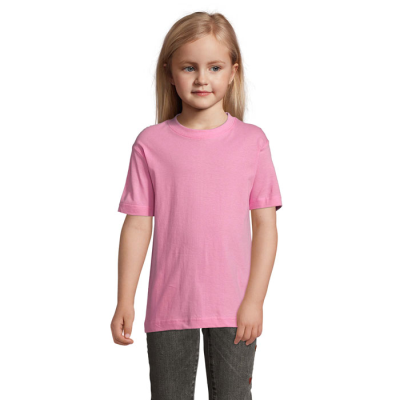 REGENT CHILDRENS TEE SHIRT 150G in Pink