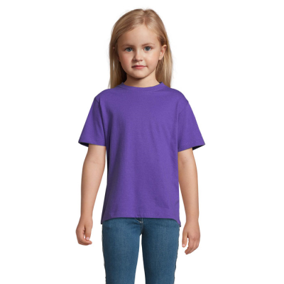 REGENT CHILDRENS TEE SHIRT 150G in Purple