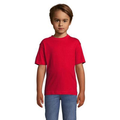 REGENT CHILDRENS TEE SHIRT 150G in Red