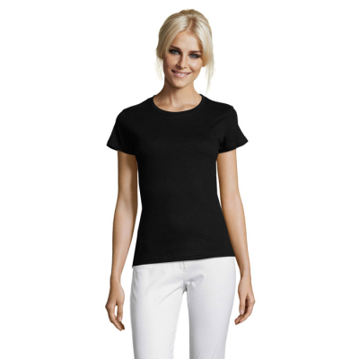 REGENT LADIES TEE SHIRT 150 in Black